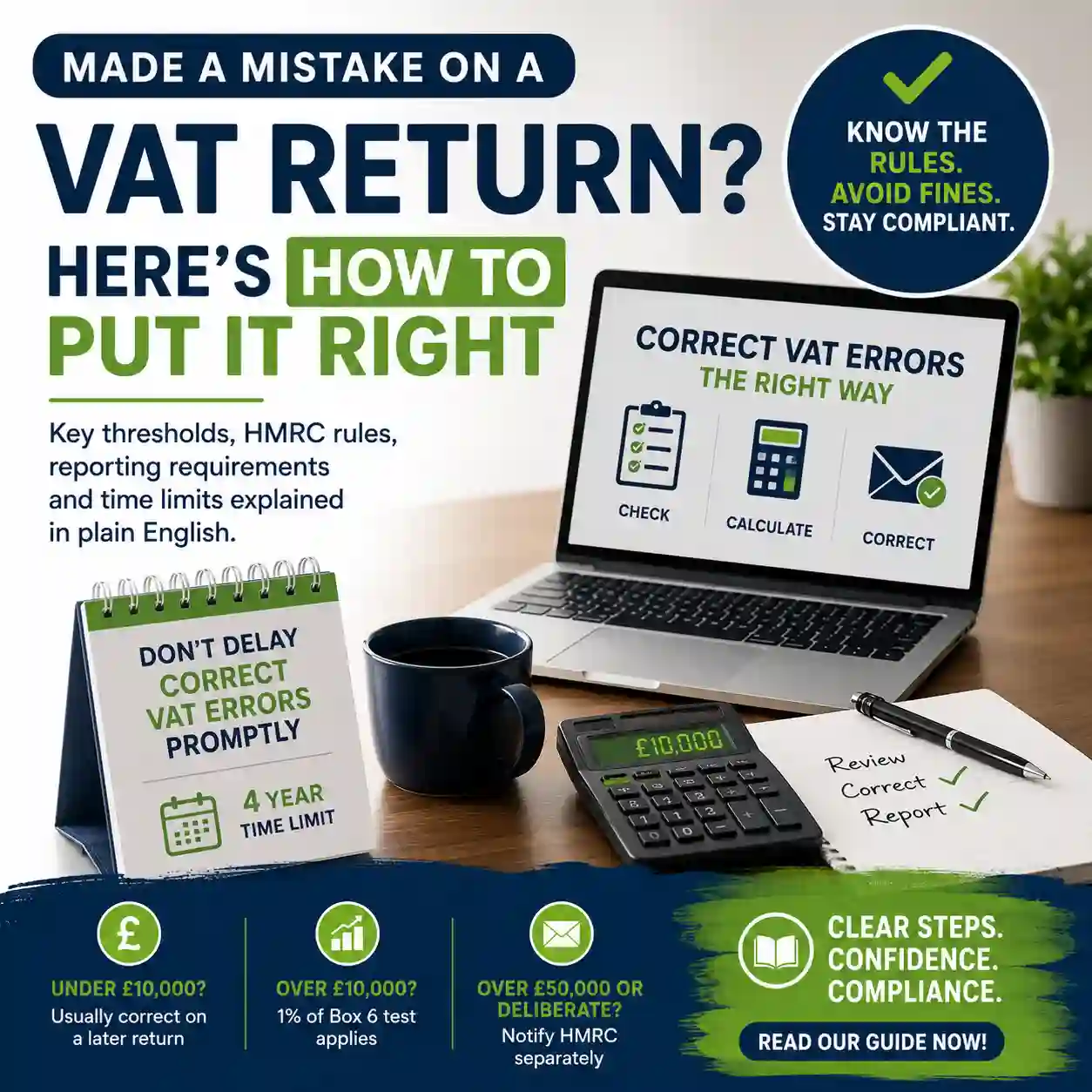 How to Correct VAT Errors on a VAT Return: HMRC Rules for 2026