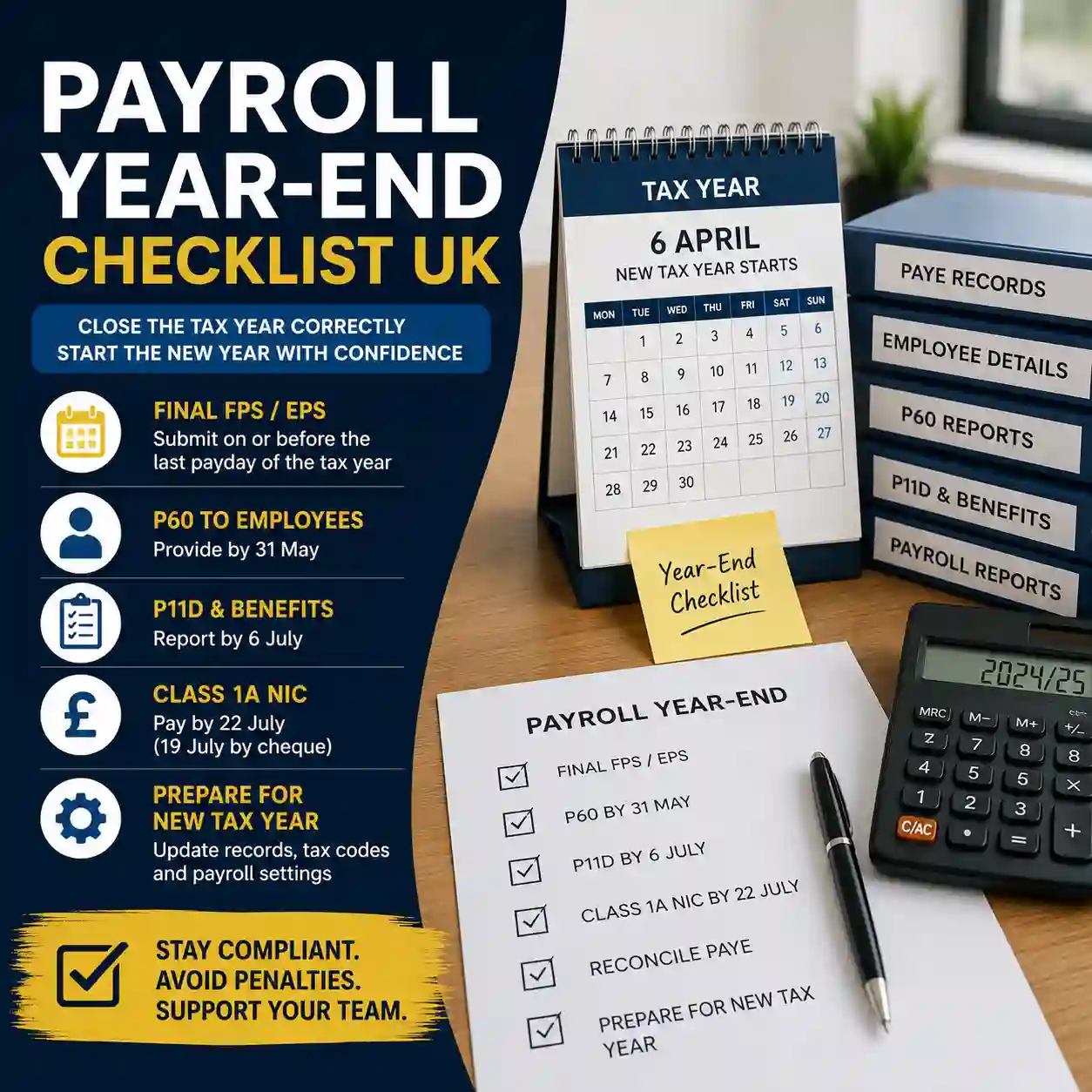 Payroll Year-End Checklist