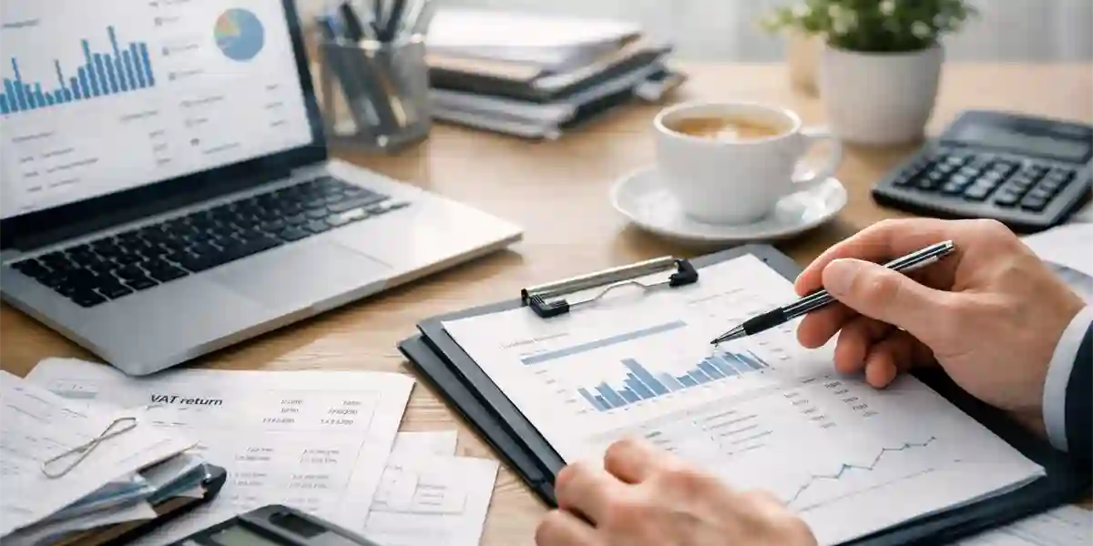 Making Tax Digital software dashboard for small business accounting clients